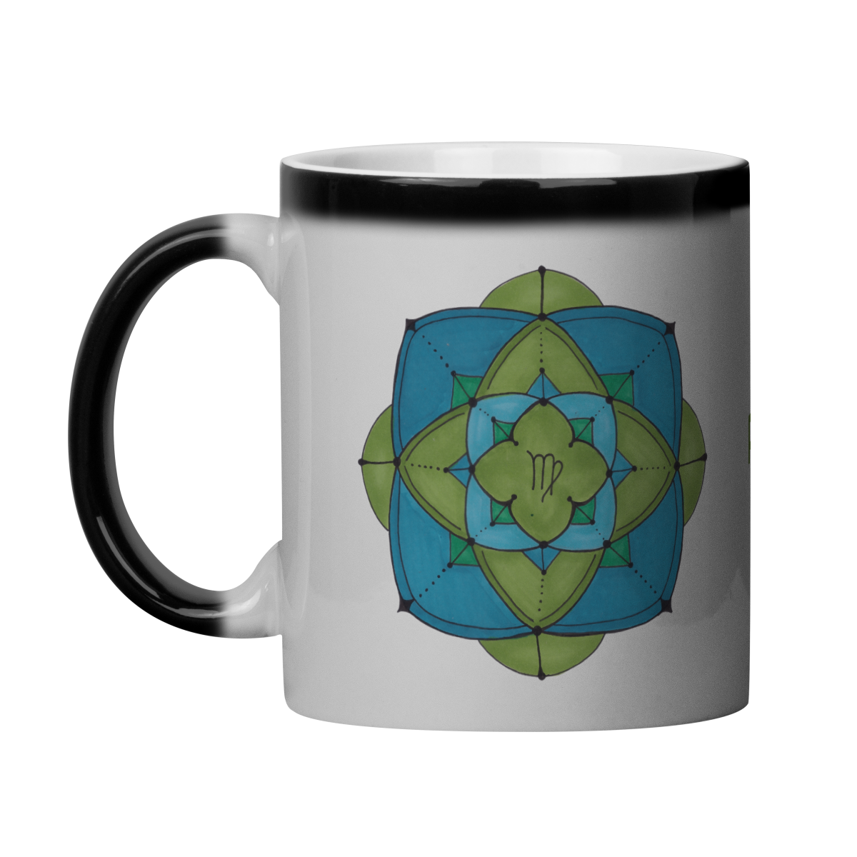 Caneca Mágica Mandala Signo de Virgem - 