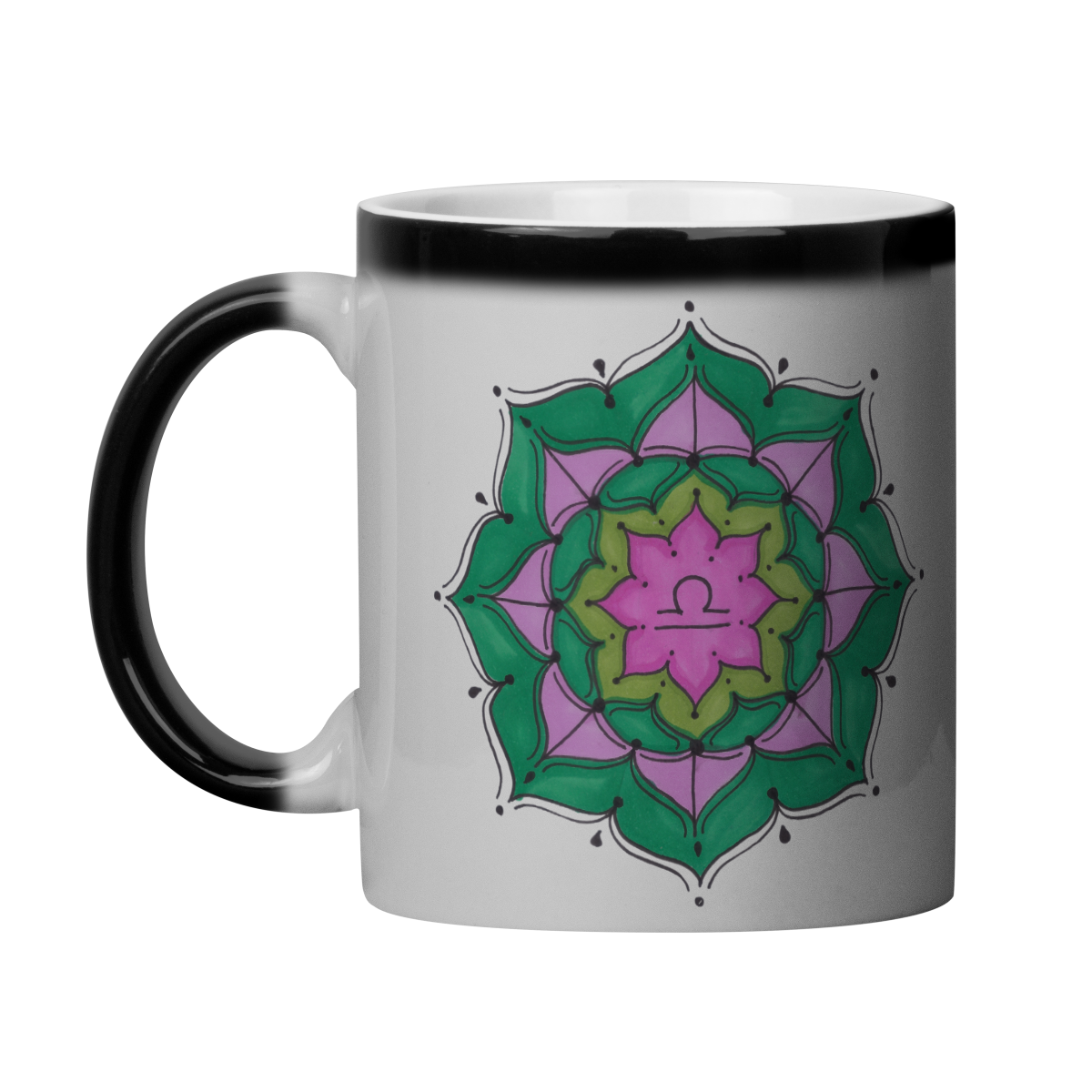 Caneca Mágica Mandala Signo de Libra - 