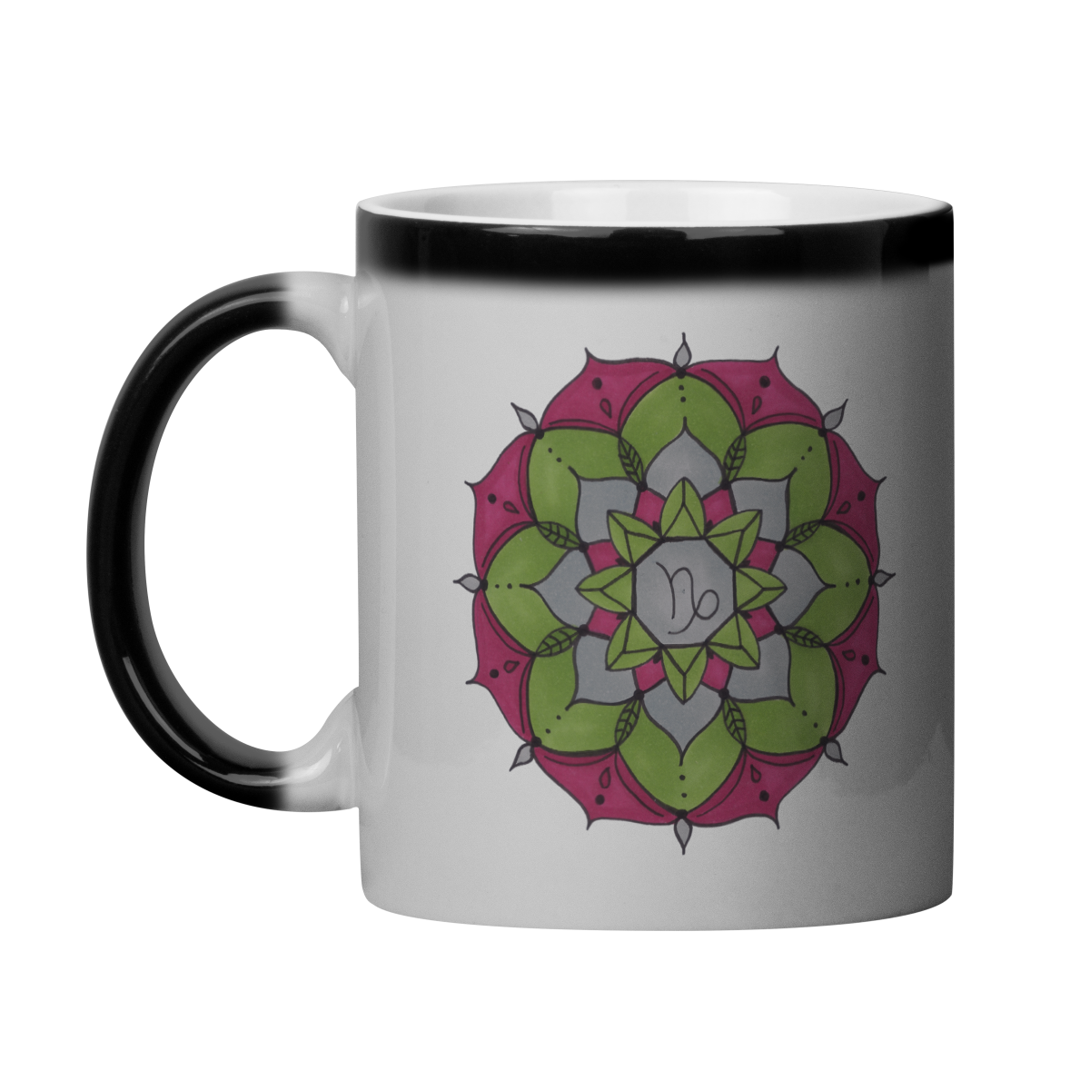 Caneca Mágica Mandala Signo de Capricórnio - 