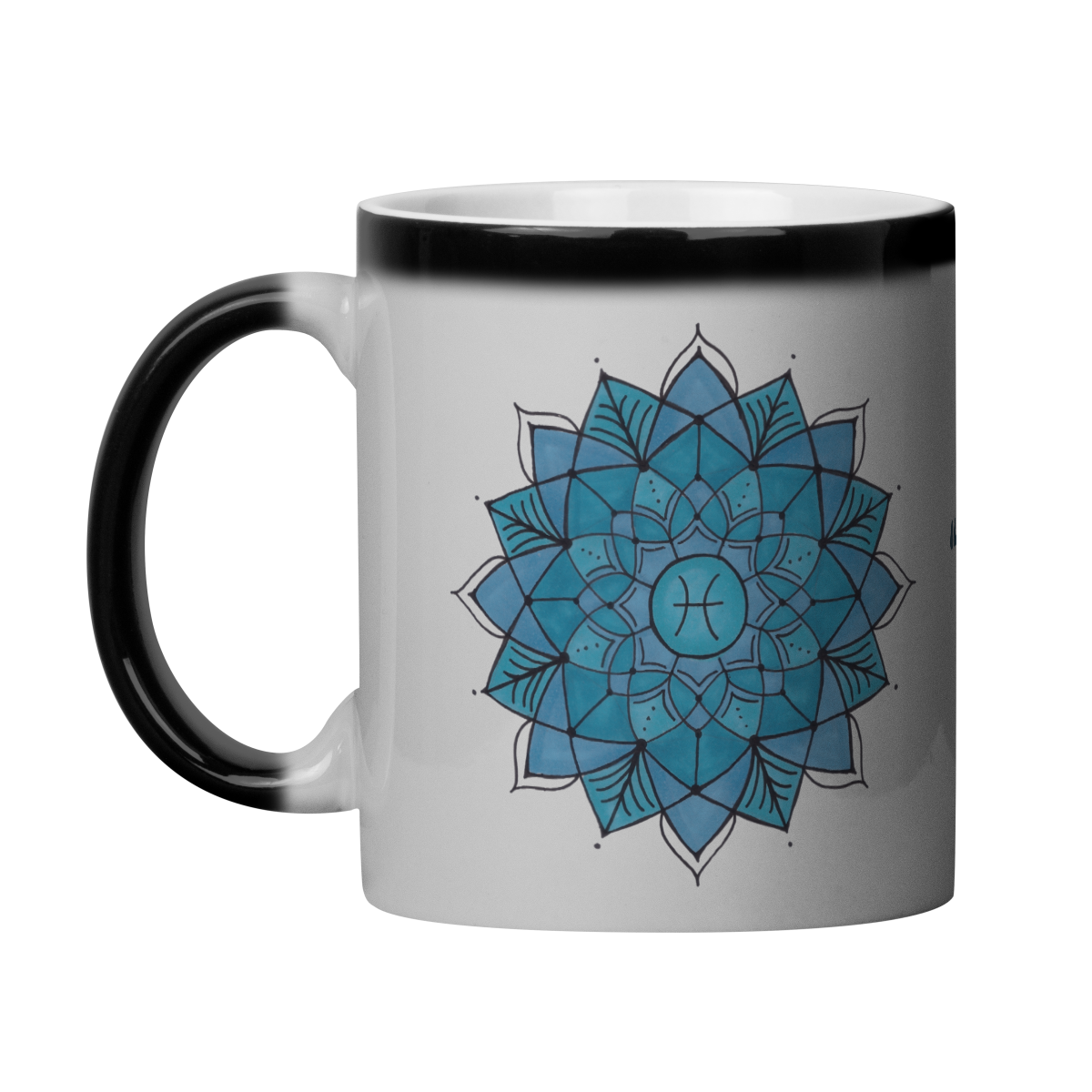 Caneca Mágica Mandala Signo de Peixes - 