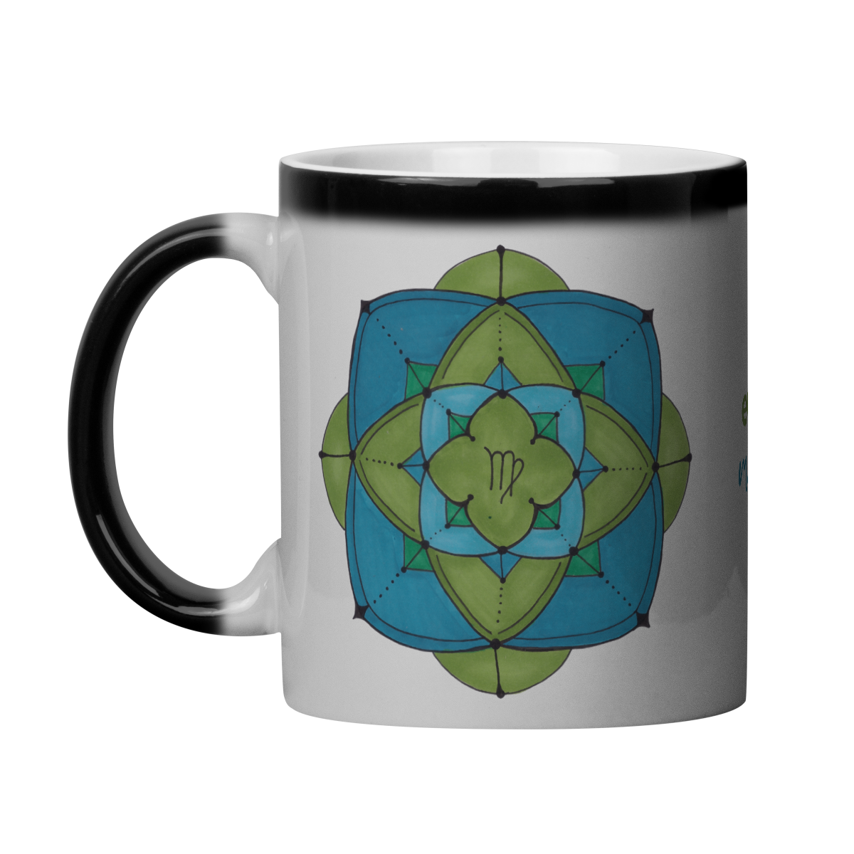 Caneca Mágica Mandala Signo de Virgem - 