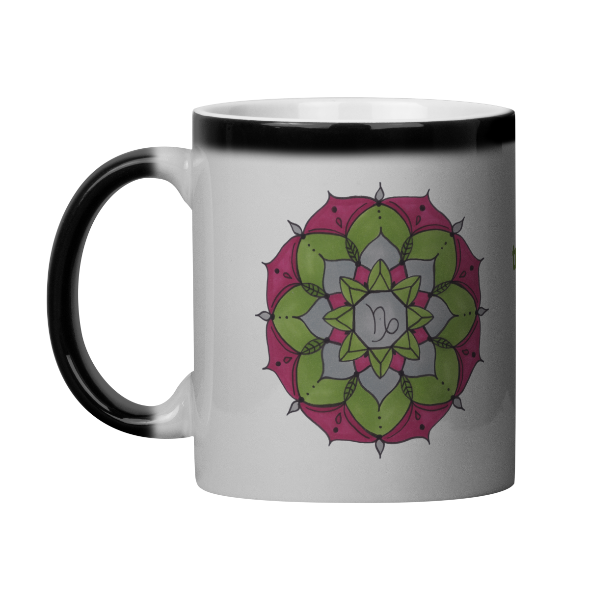 Caneca Mágica Mandala Signo de Capricórnio - 