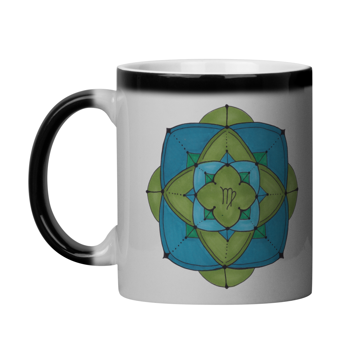 Caneca Mágica Mandala Signo de Virgem - 