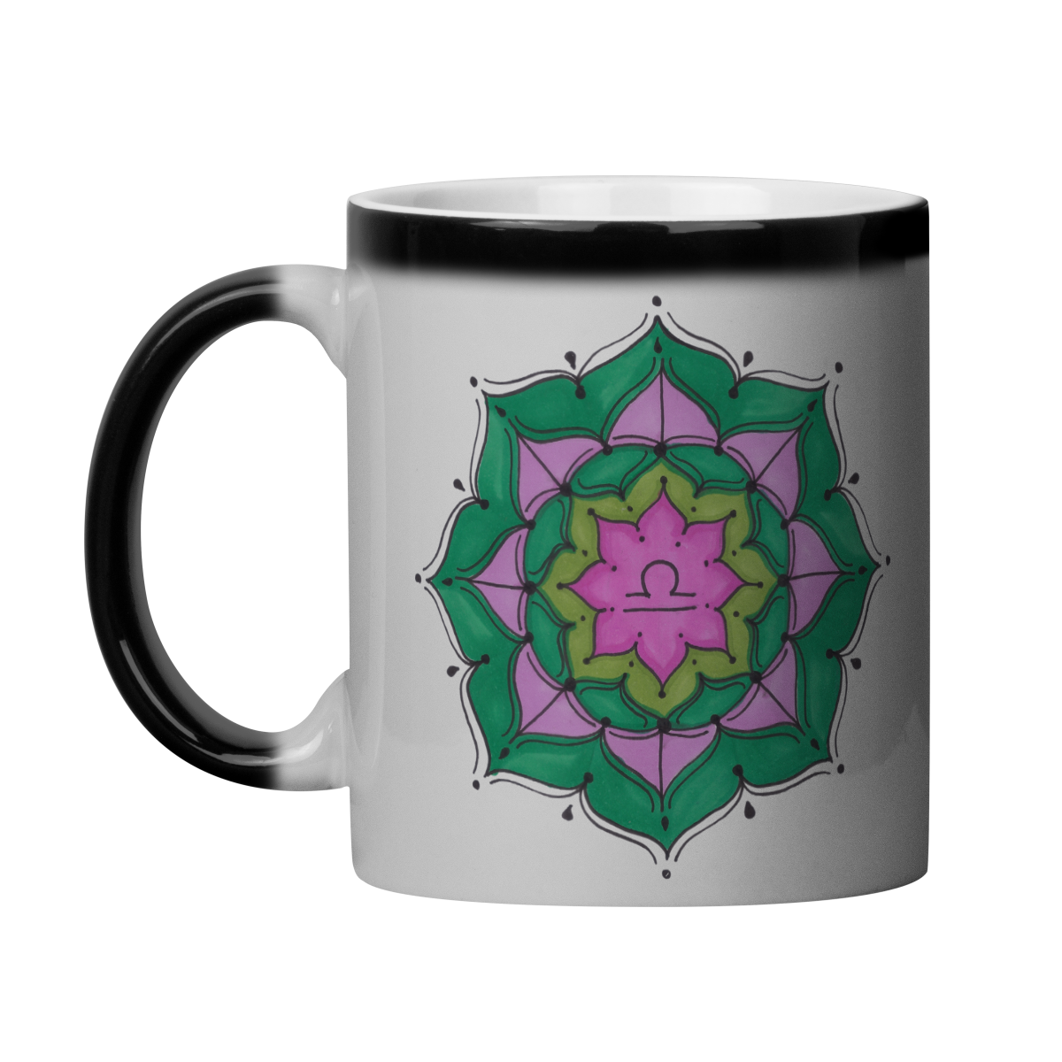 Caneca Mágica Mandala Signo de Libra - 