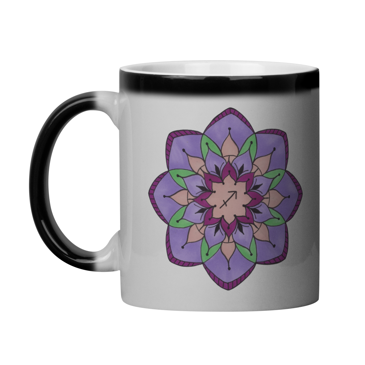 Caneca Mágica Mandala Signo de Sagitário - 