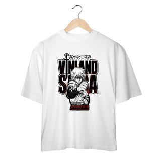 Camiseta Oversized Vinland Saga Thorfinn - Estampa Frontal | Streetwear Anime