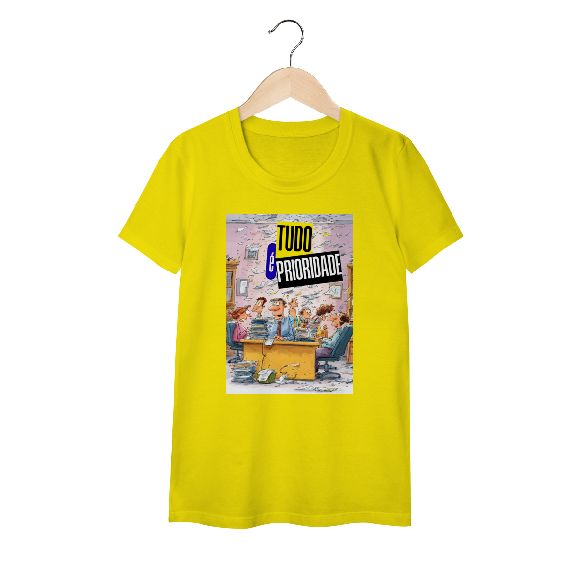 Nome do produto: Camiseta Baby Long Tudo é Prioridade!