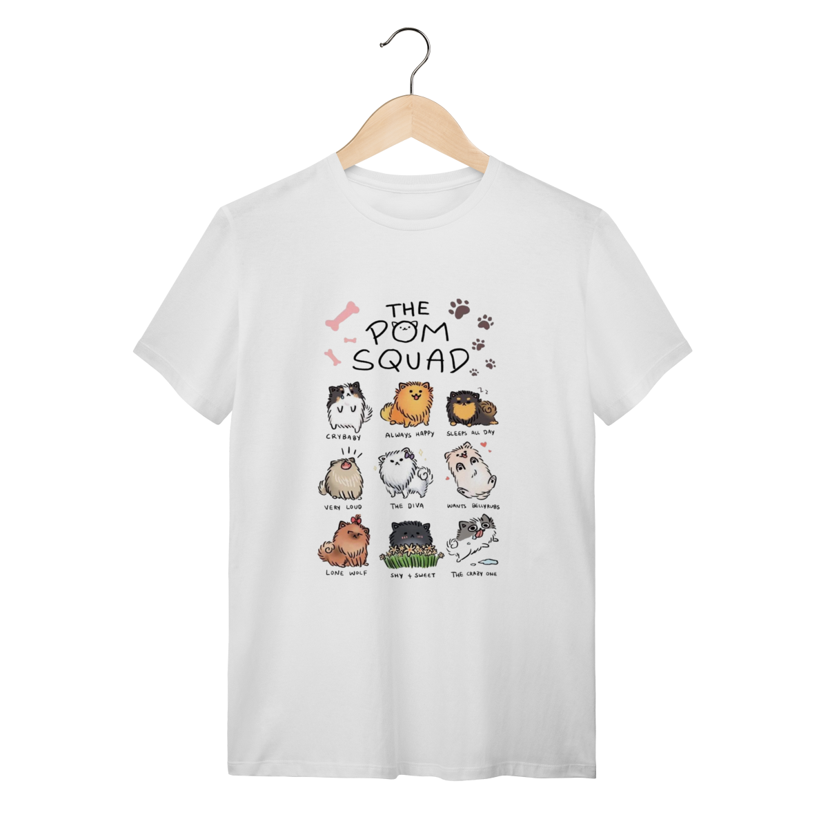 T-shirt Quality POM SQUAD (Leveza de Diva)