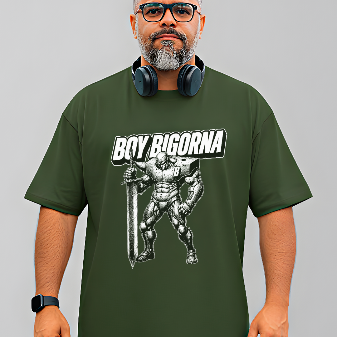 Nome do produto: Berserk Boy Bigorna Camiseta Oversized