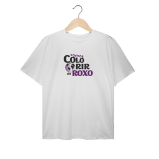 Camiseta Plus Size Colorir