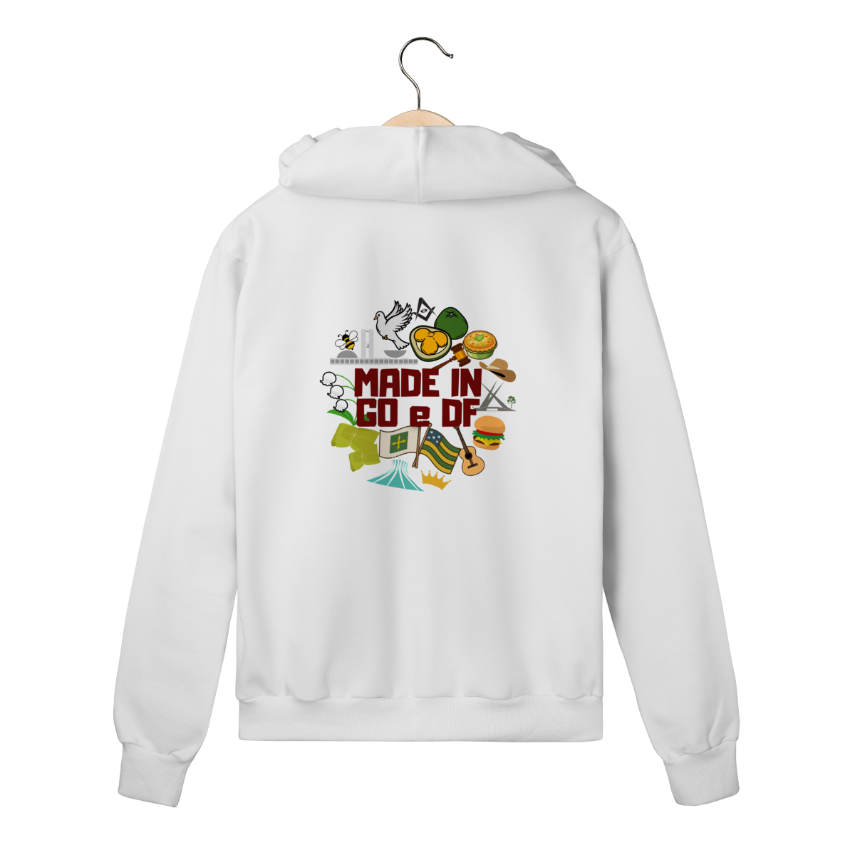 Moletom com Zíper Made in GODF 