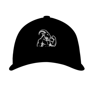 Boné logo Billy Goat Preto