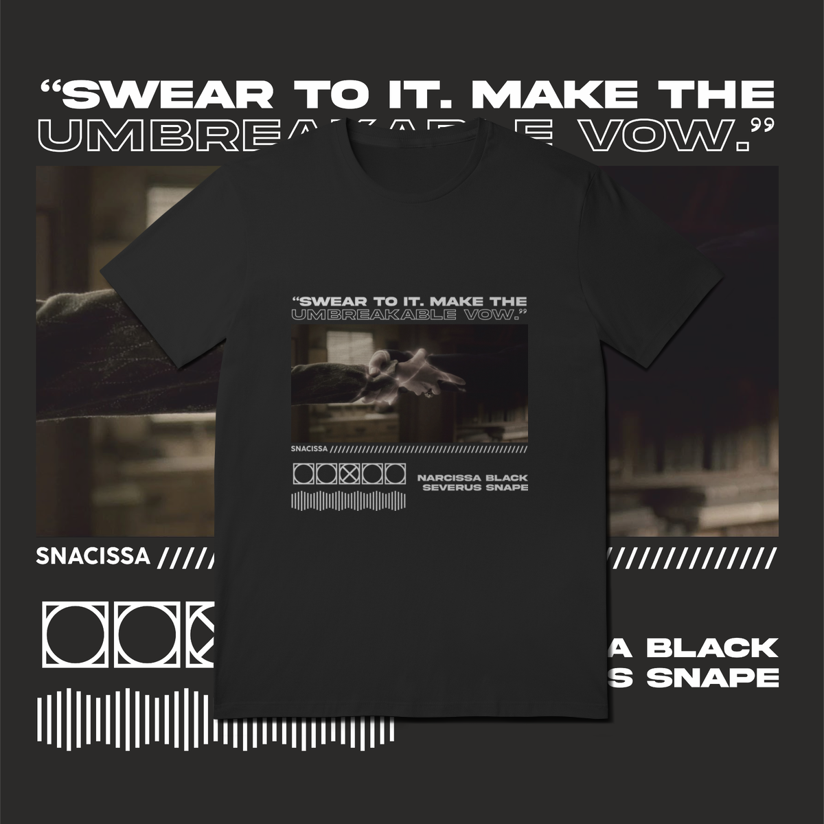 Camiseta Snacissa - Narcissa Black & Severus Snape