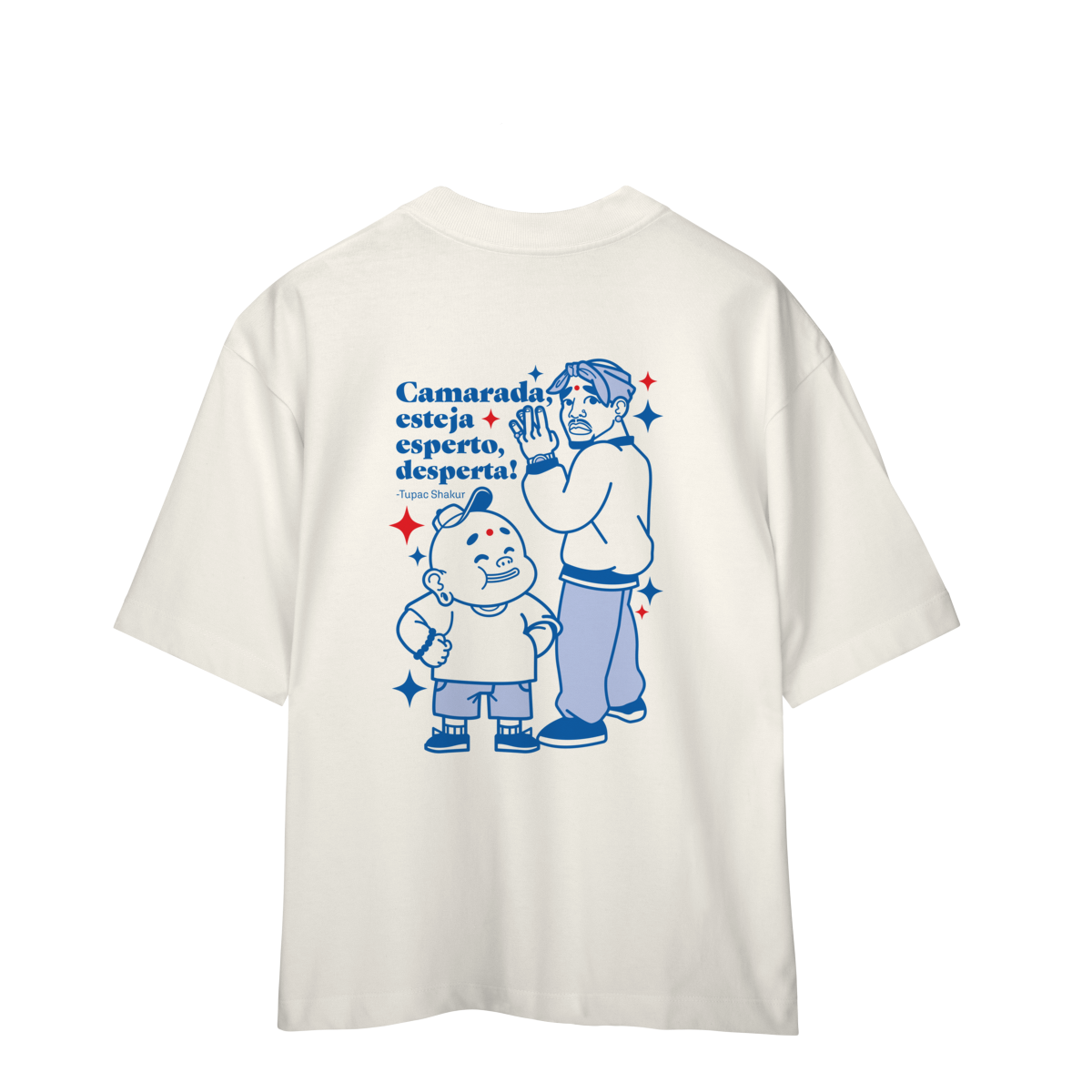 Camiseta Oversized Tupac (Desperta®)