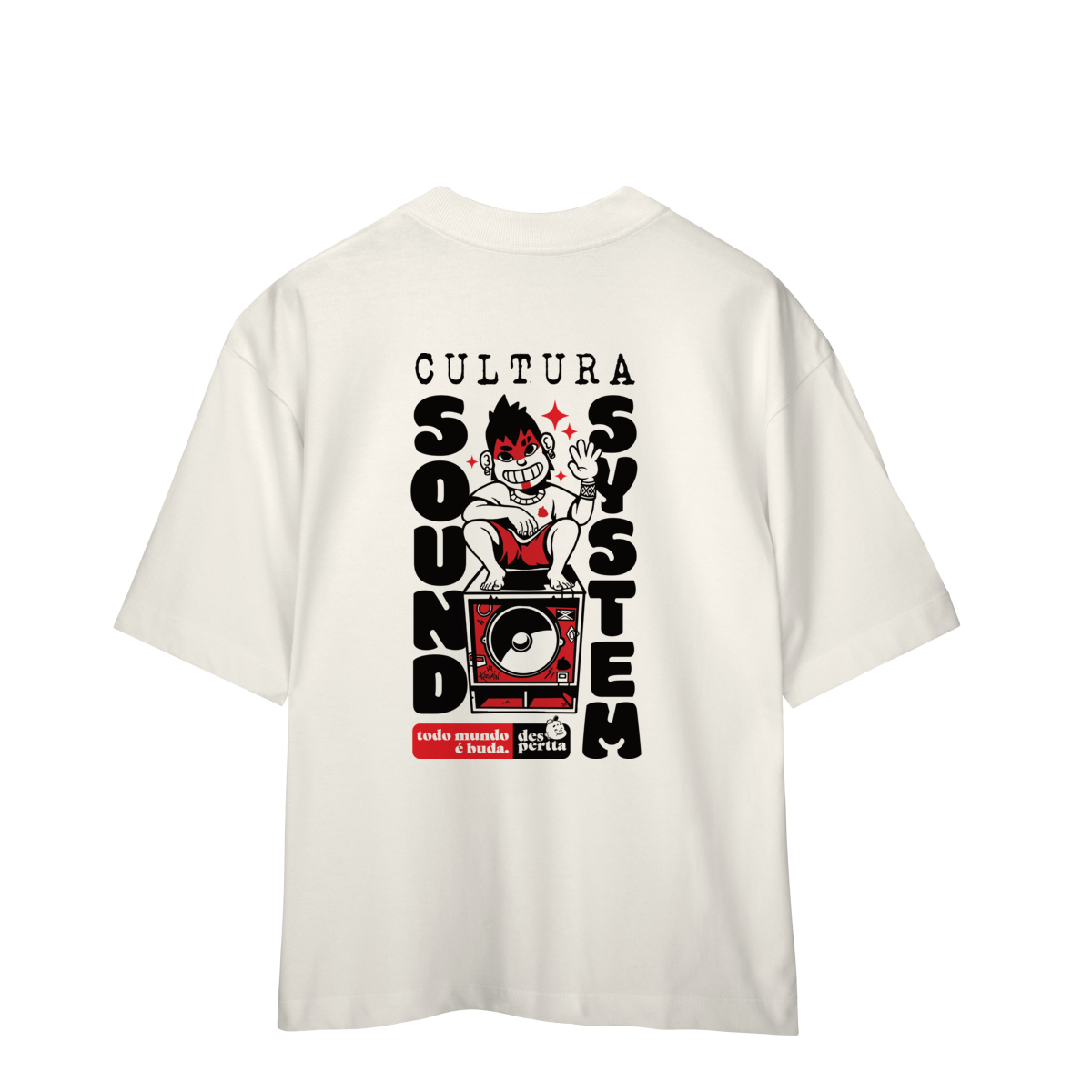 Camiseta Oversized Sound System (Desperta®)