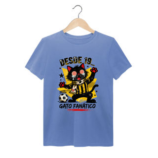 Camiseta Torcedor Possuído - Gato Fanático Futebol Retrô