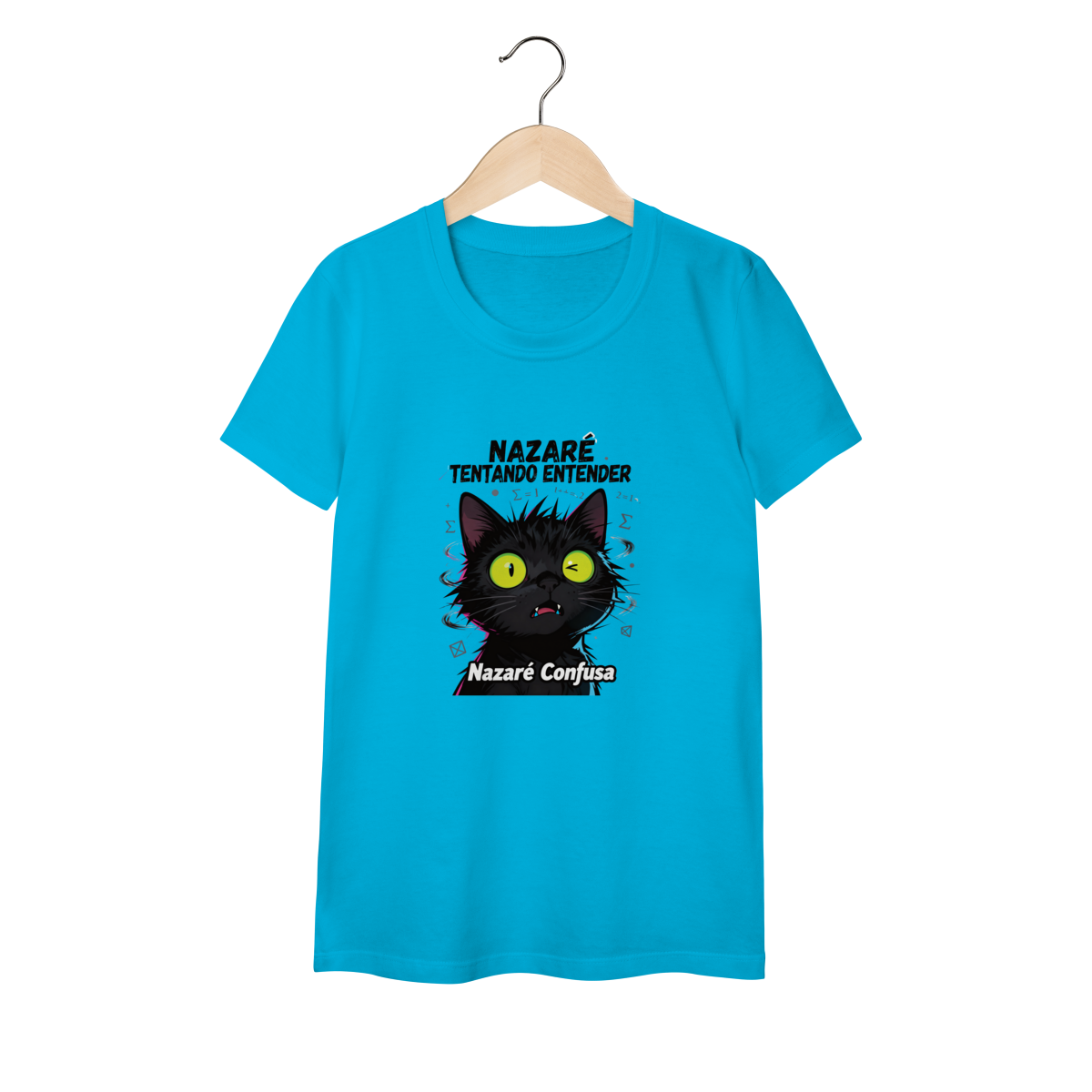 Baby Classic - NAZARÉ TENTANDO ENTENDER - GATO PRETO CONFUSO