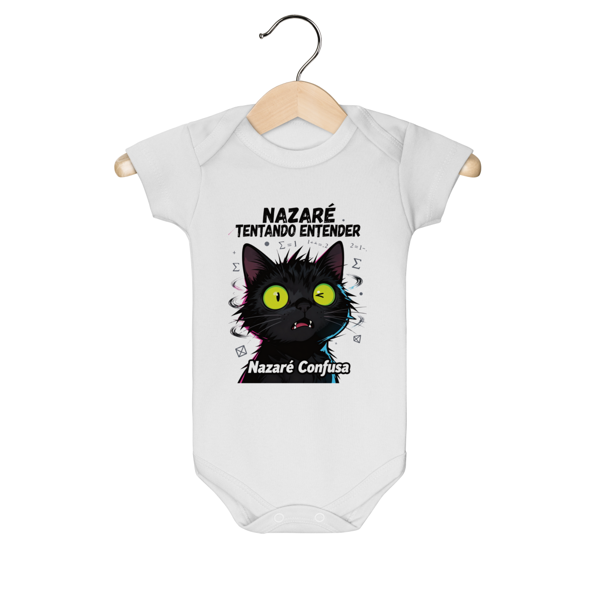 Baby Infantil - NAZARÉ TENTANDO ENTENDER - GATO PRETO CONFUSO