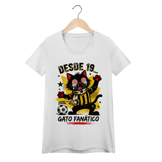 Camiseta Torcedor Possuído - Gato Fanático Futebol Retrô