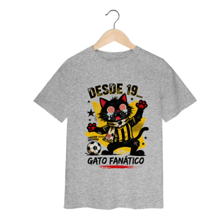 Camiseta Torcedor Possuído - Gato Fanático Futebol Retrô