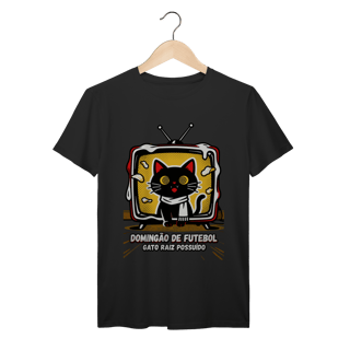 Camiseta Domingão Futebol Gato Raiz Possuído Anos 90 Nostalgia 