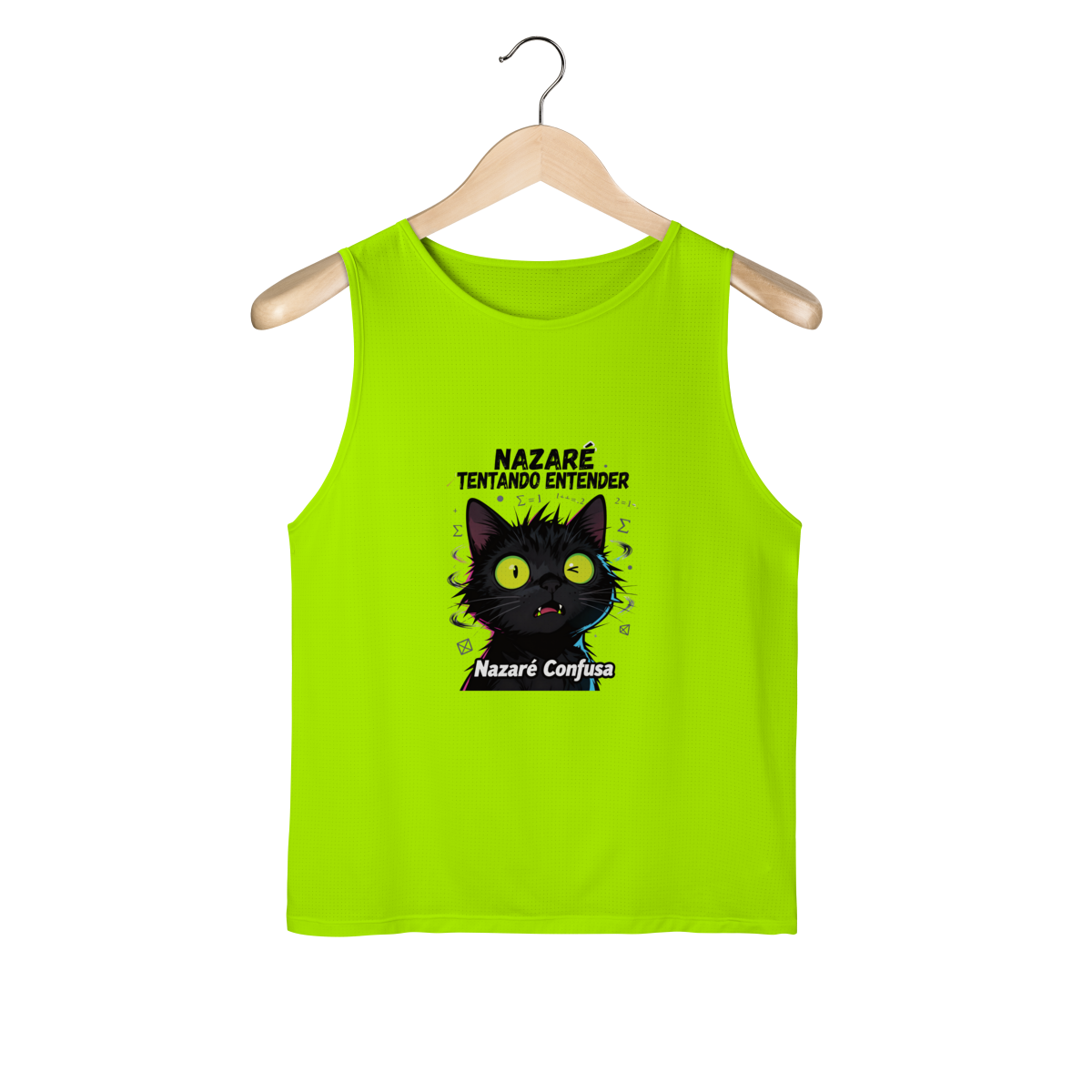 Regata Sport UV - NAZARÉ TENTANDO ENTENDER - GATO PRETO CONFUSO