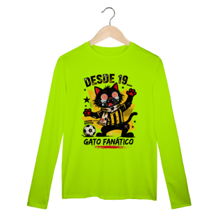 Camiseta Torcedor Possuído - Gato Fanático Futebol Retrô