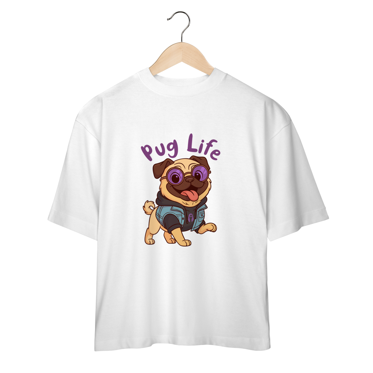 Nome do produto: Pug Life - Oversized