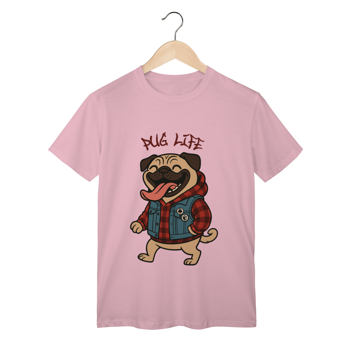 Pug Life Descolado - Adulto