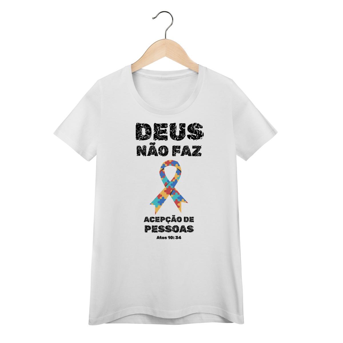 Deus não faz acepção | Camisa Baby Long