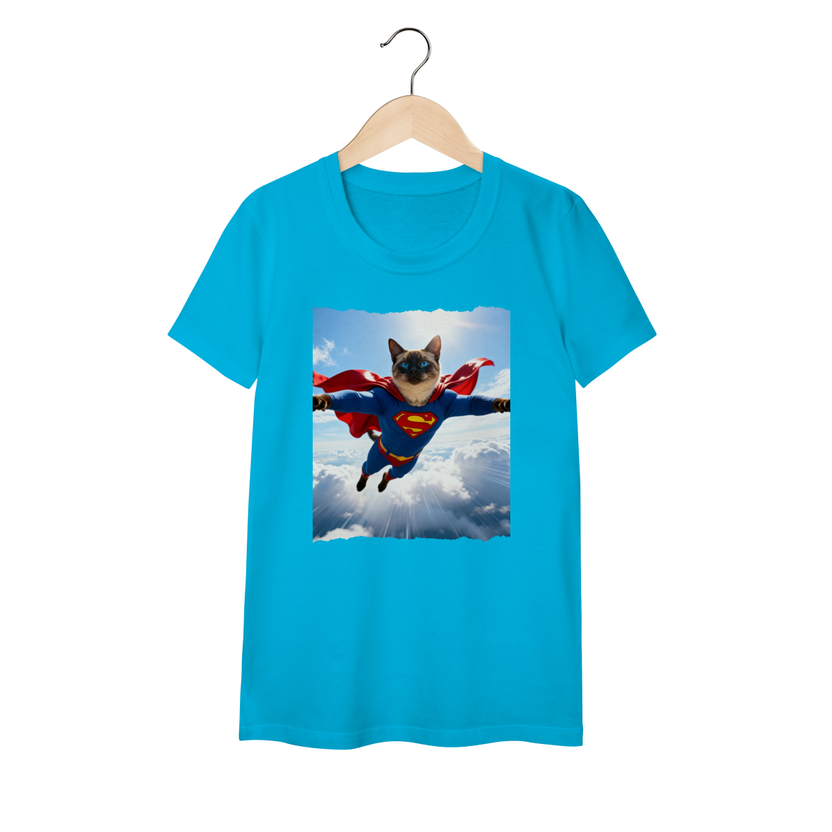 Nome do produto: Baby Look - Super Cat