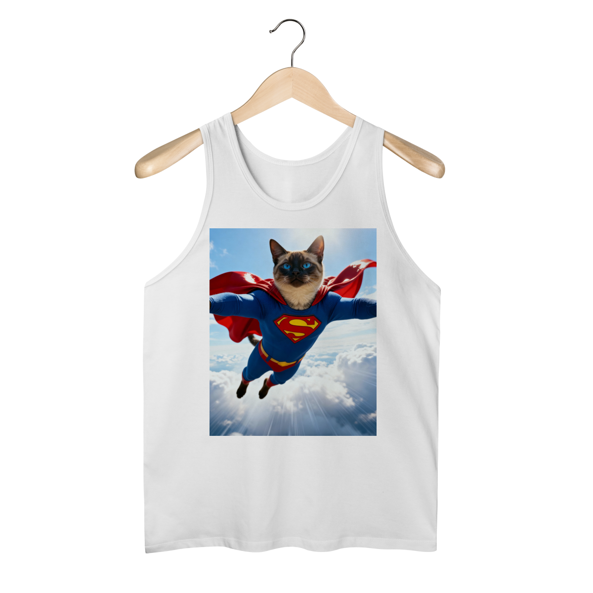 Nome do produto: Regata Masc - Super Cat