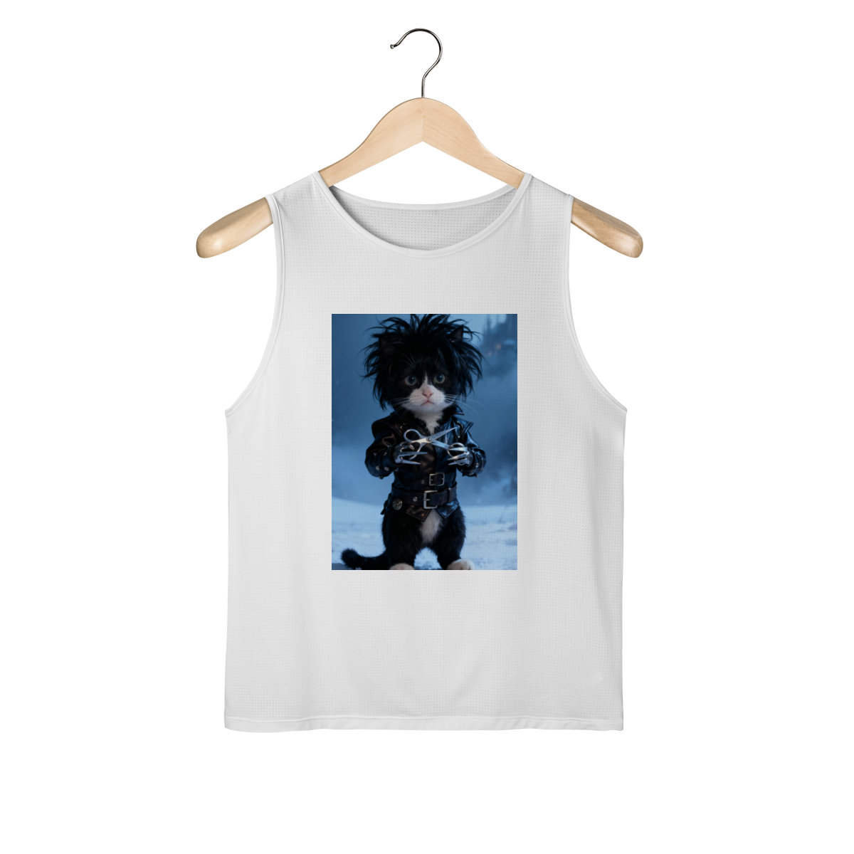 Nome do produto: Regata Masc Dry  - Frajola Mãos de Tesoura