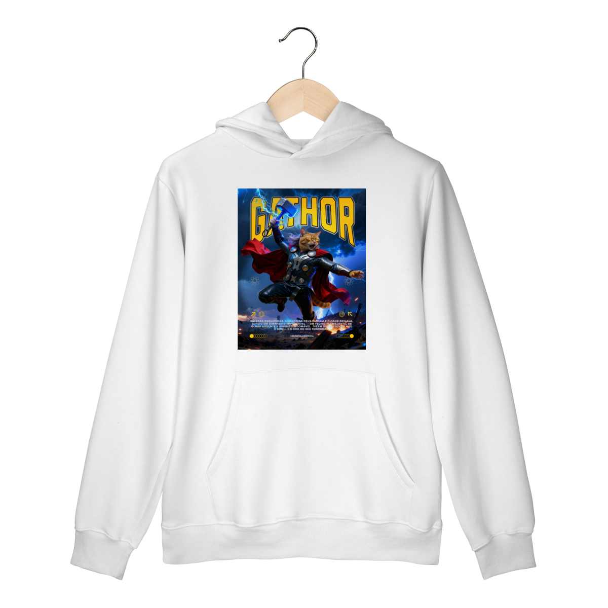 Nome do produto: Moletom com Bolso - Gathor