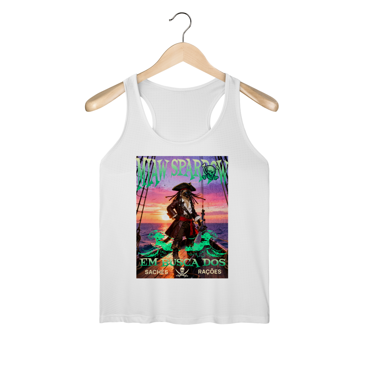 Nome do produto: Regata Feminina - Miaw Sparrow