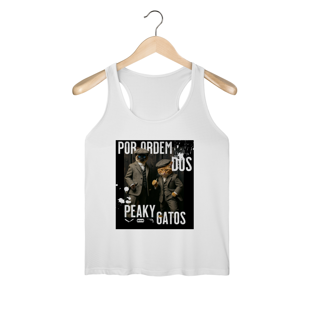 Nome do produto: Regata Feminina - Ordem dos Peaky Gatos