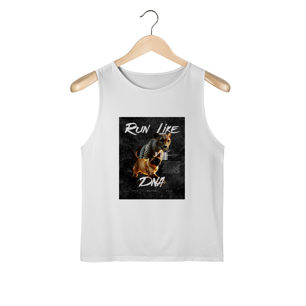 Nome do produto: Regata Masculina - Run Like DNA
