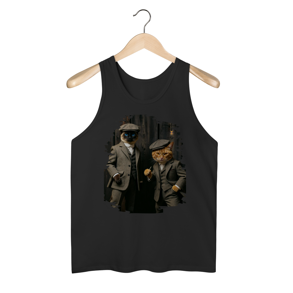 Nome do produto: Regata Masculina Peaky Kikito e Amarelinho