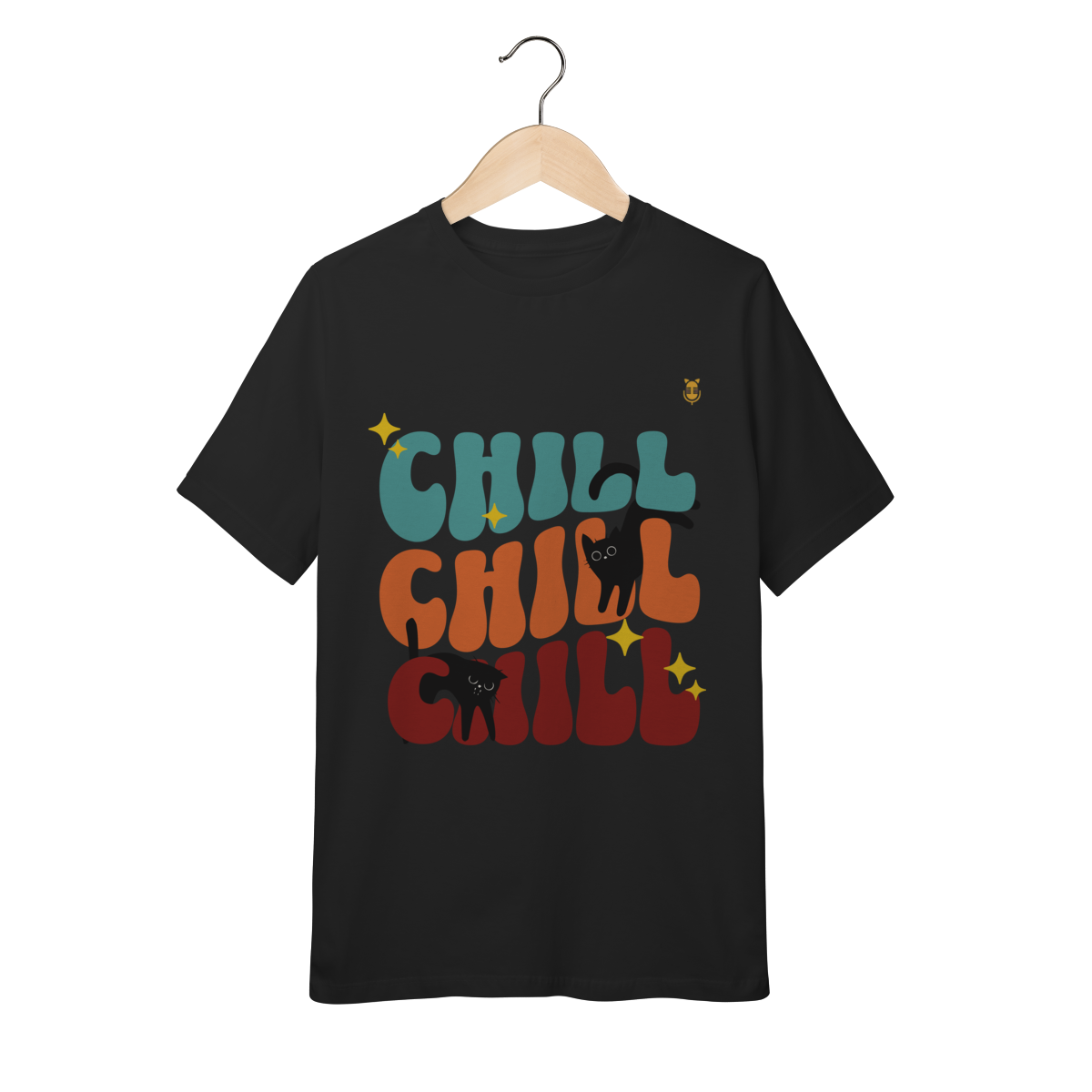 Nome do produto: Camiseta Infantil Chill Cats 