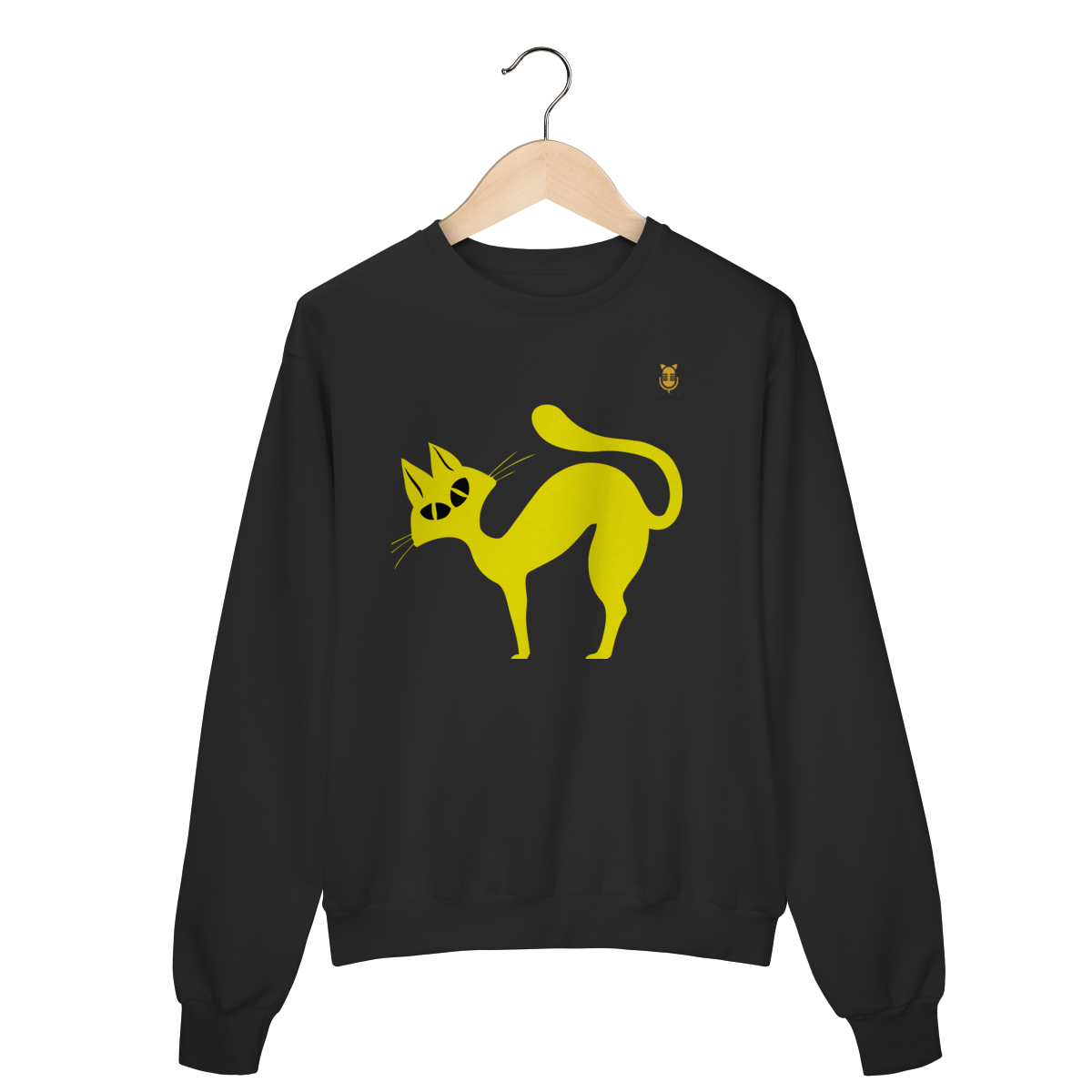 Nome do produto: Moletom Gato Curioso