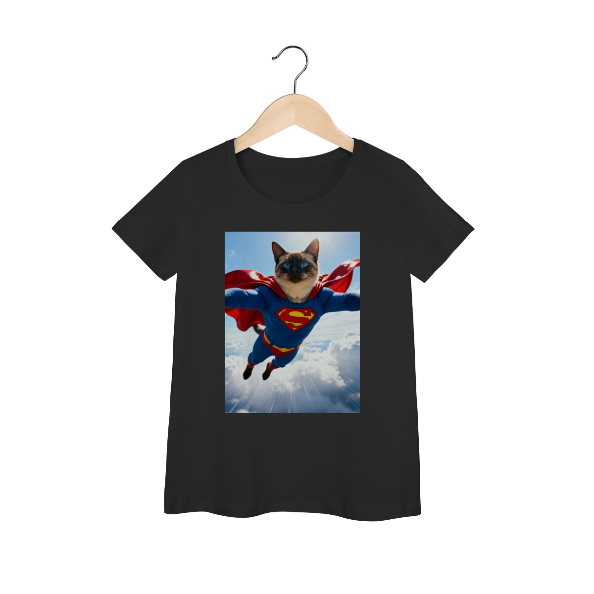 Nome do produto: Baby look - Super Cat