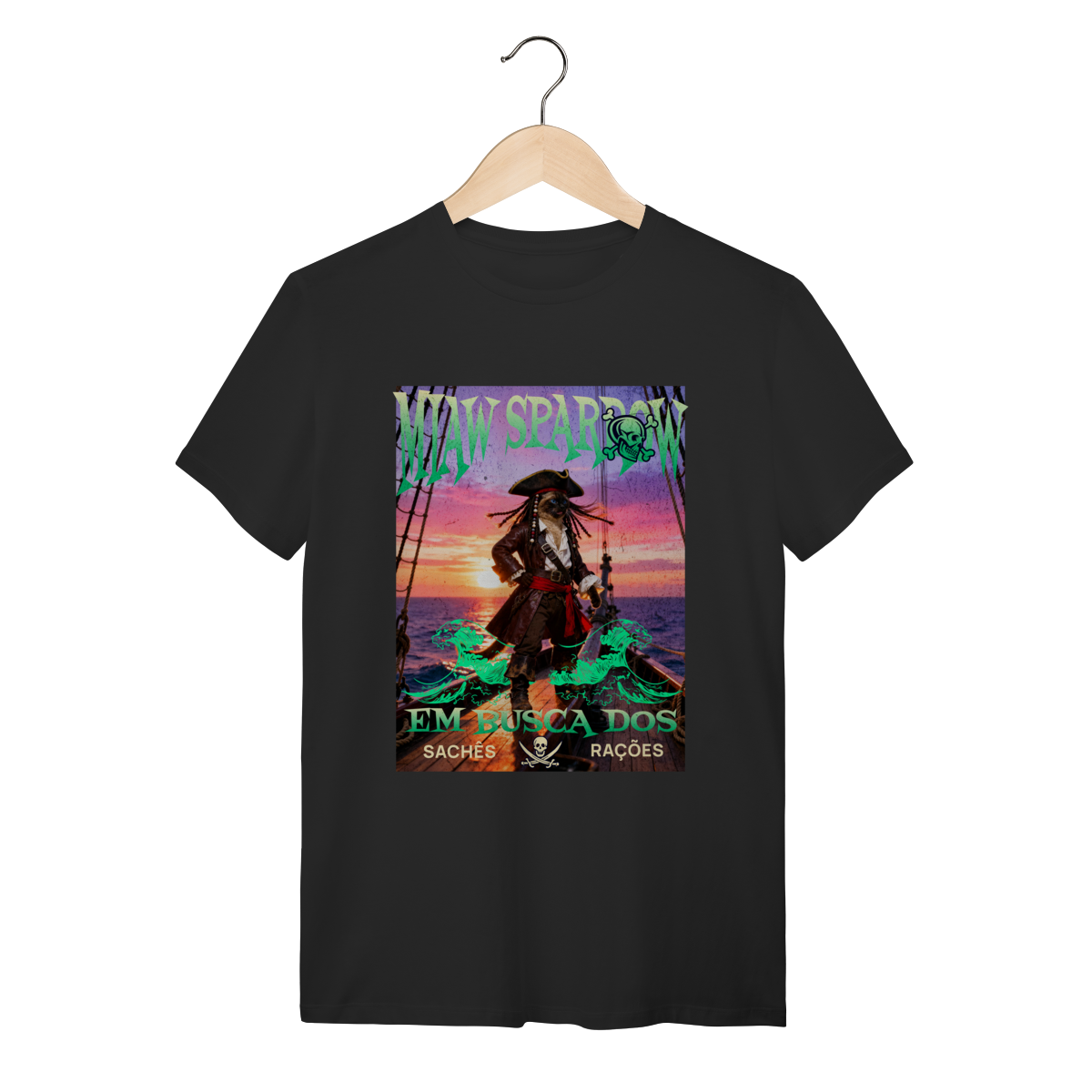 Nome do produto: Camiseta Classica - Miaw Sparrow