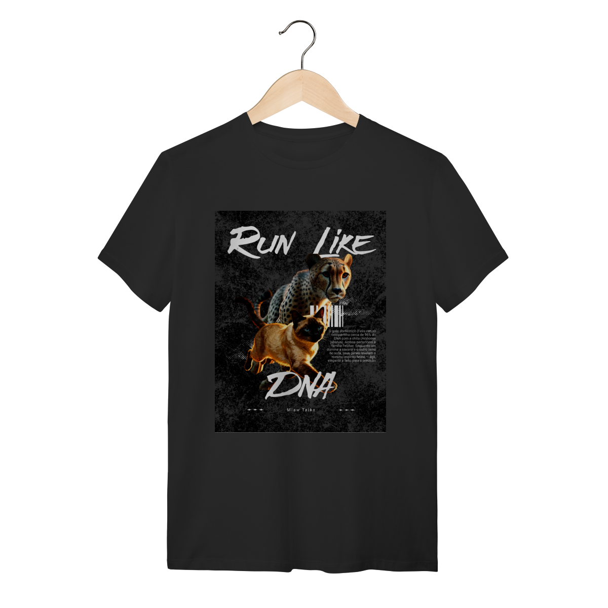 Nome do produto: Camiseta Clássica - Run Like DNA
