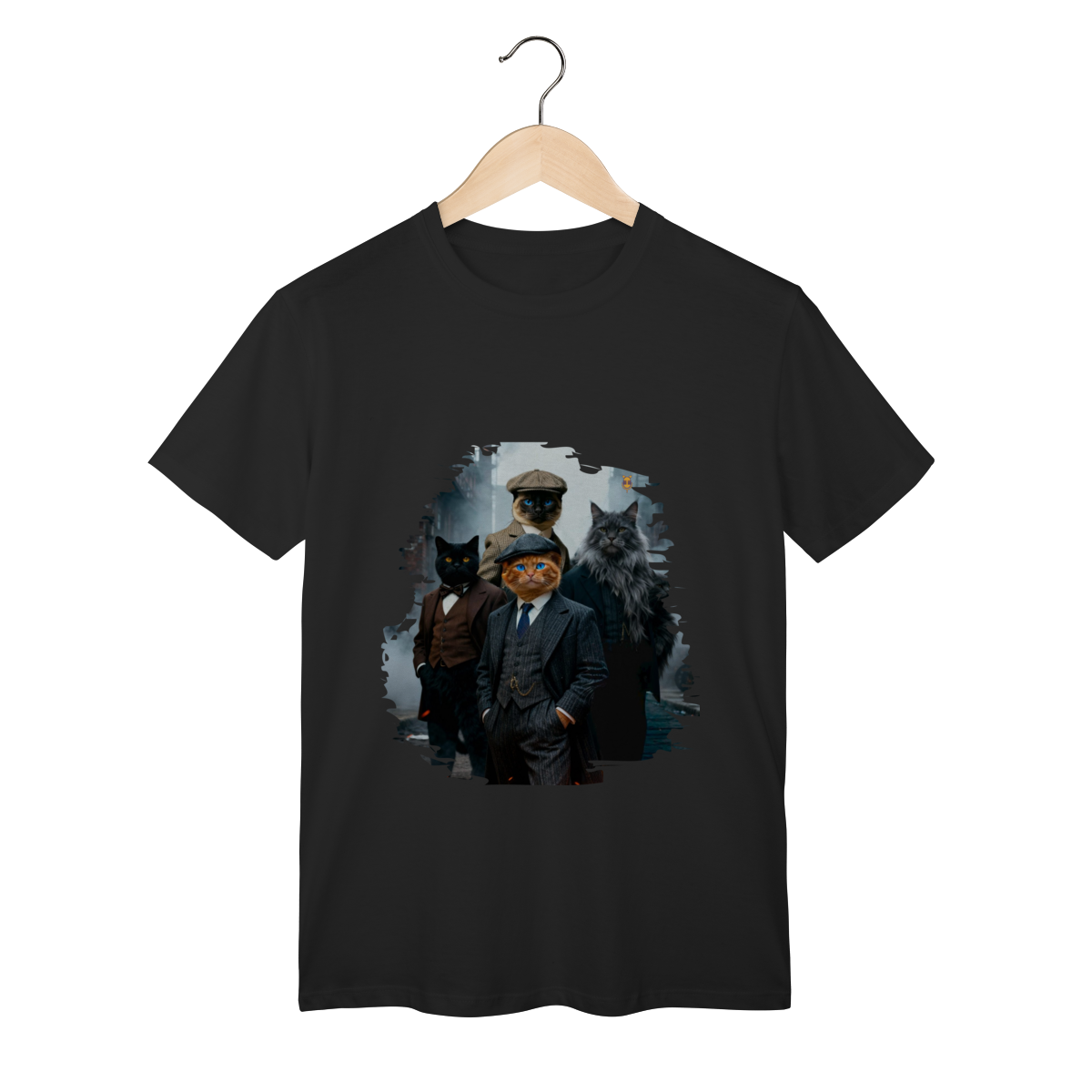 Nome do produto: Camiseta Peaky Cats