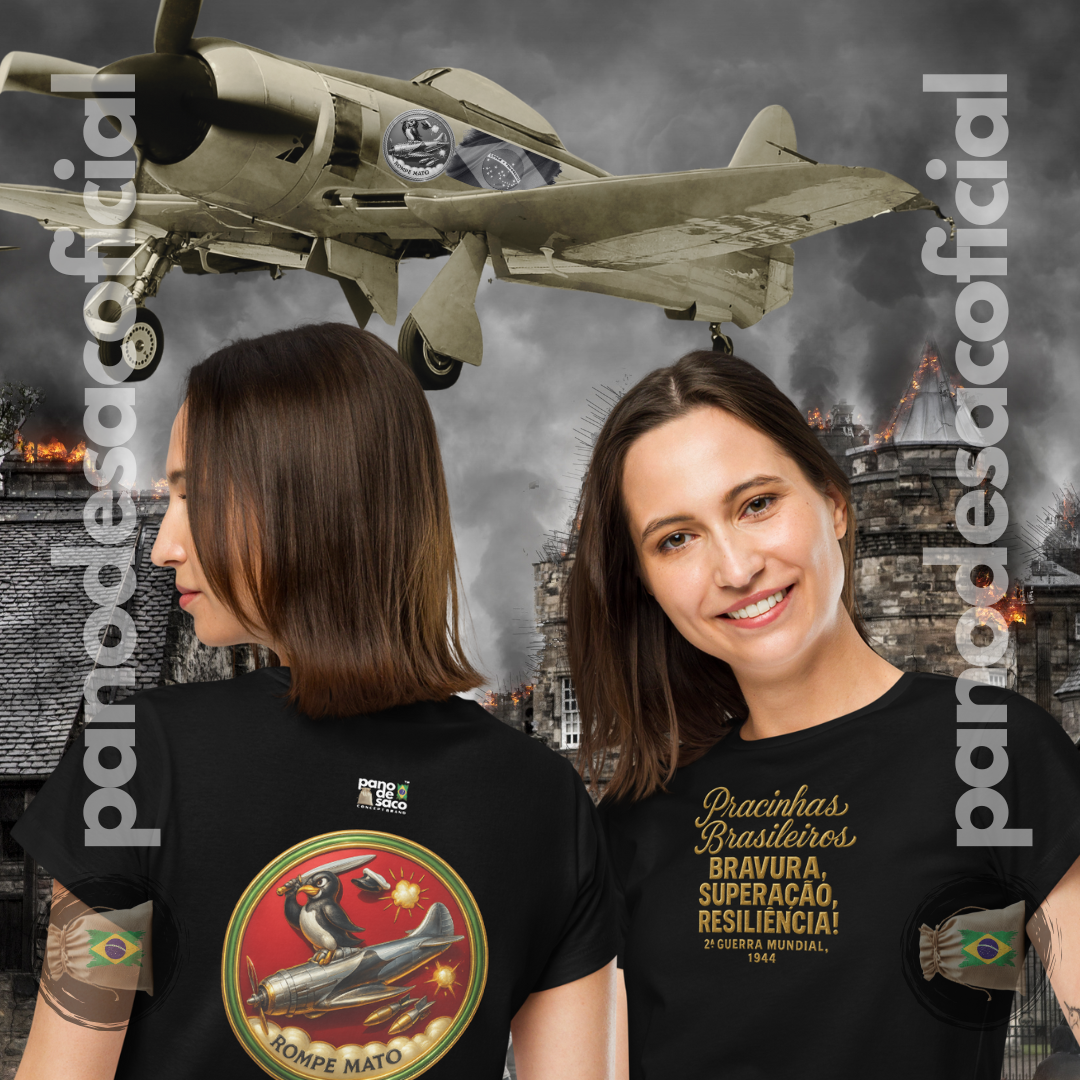 Camiseta ROMPE MATO Baby Long (versão PT-BR)