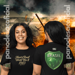 Camiseta CORAÇÃO DO BRASIL Baby Long