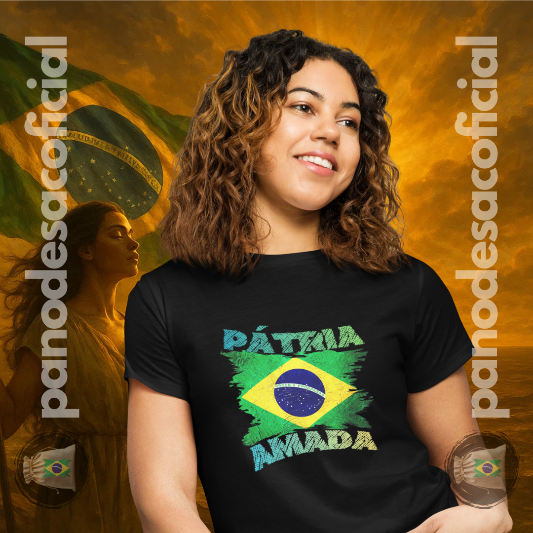 Camiseta PÁTRIA AMADA Baby Long
