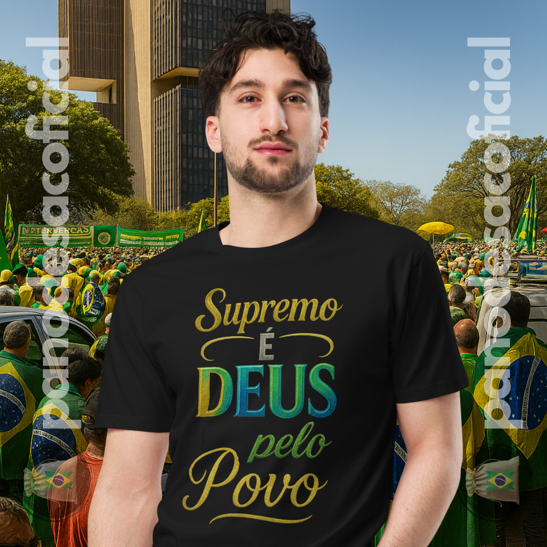 Camiseta SUPREMO É DEUS Unissex