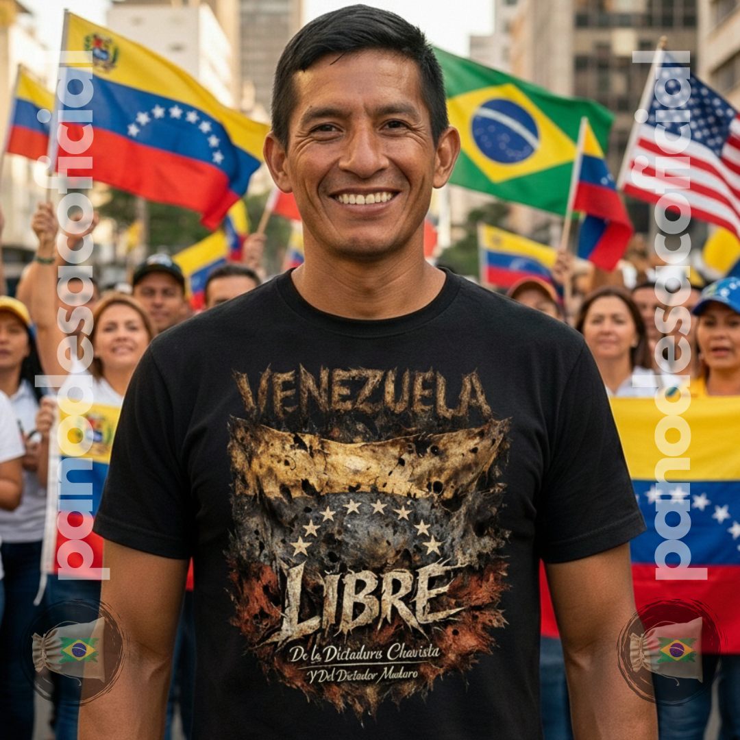 Camiseta VENEZUELA LIBRE Unissex