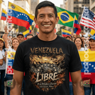 Camiseta VENEZUELA LIBRE Unissex